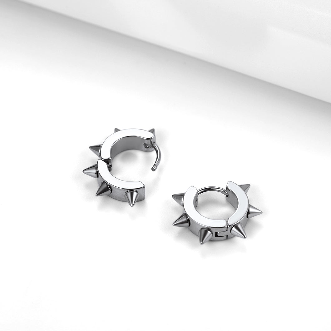 Richsteel Rivets Hoop Earrings