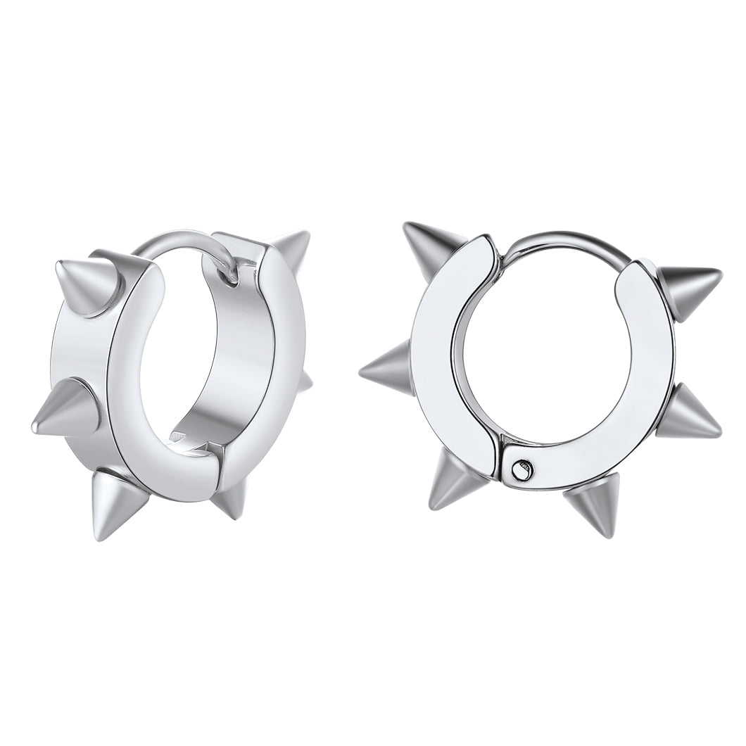 Richsteel Rivets Hoop Earrings