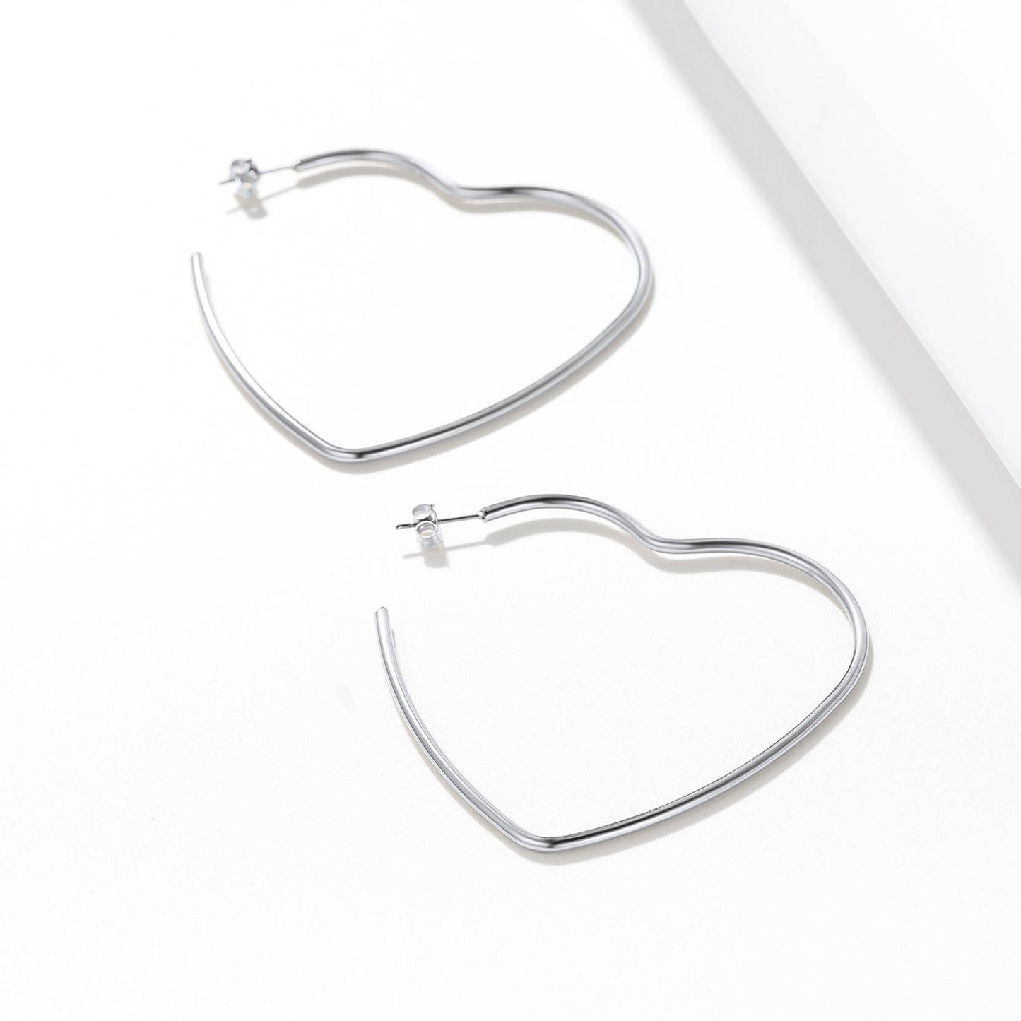 Richsteel Heart Hoop Earrings