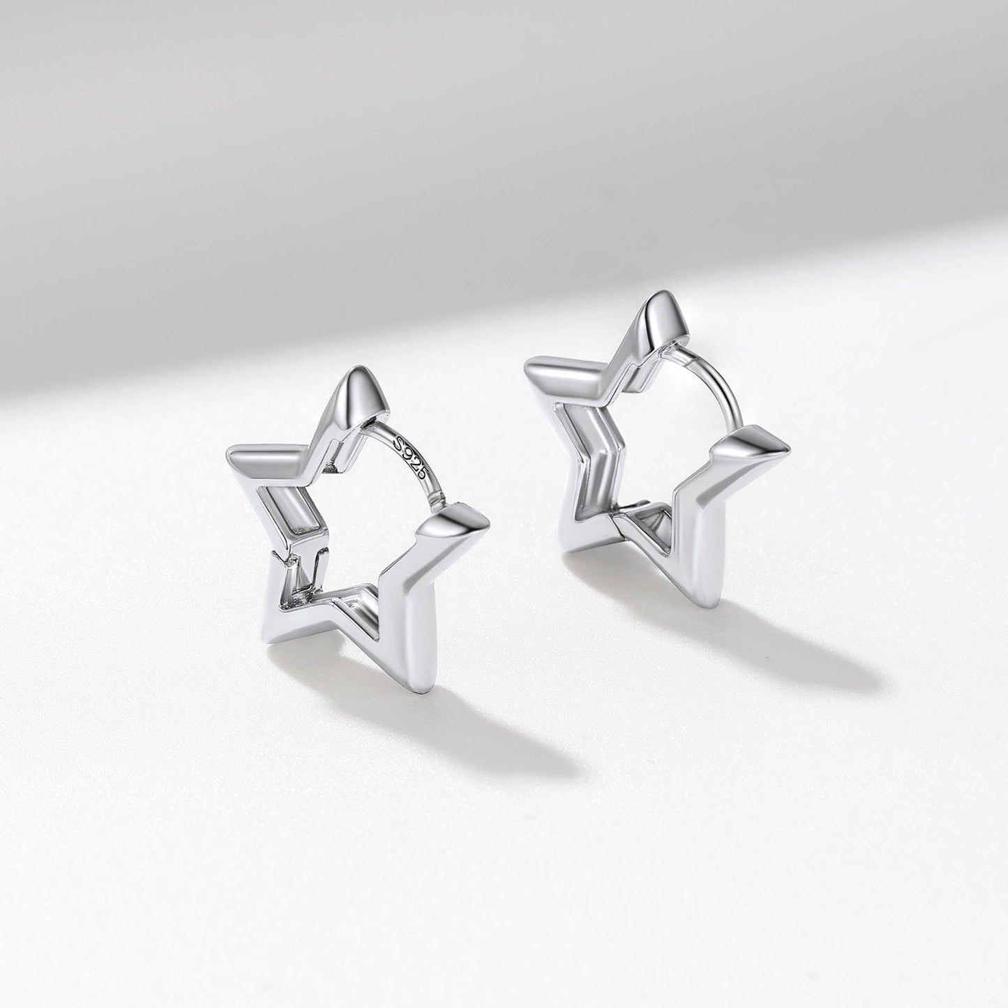 Richsteel Star Hoop Earrings