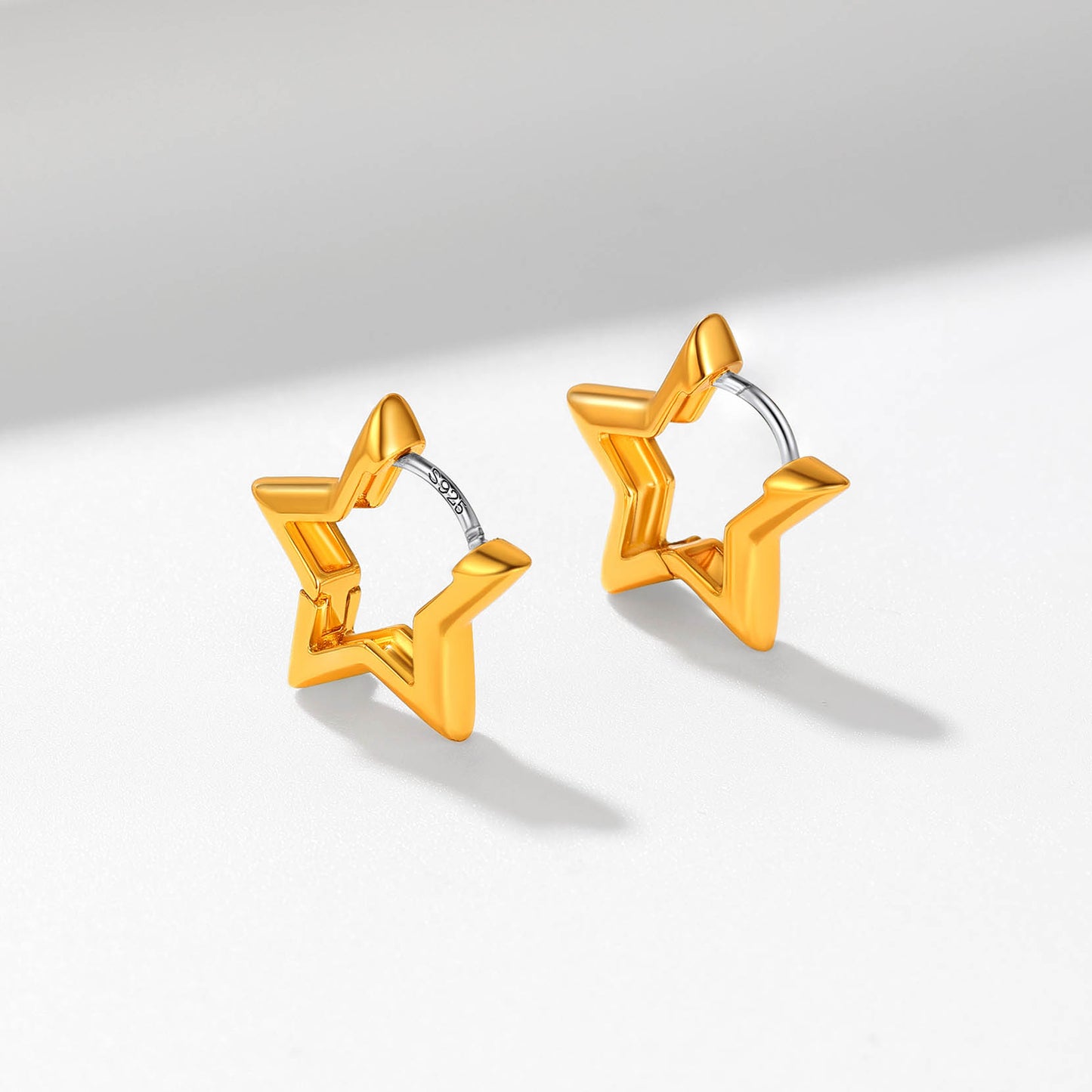 Richsteel Star Hoop Earrings