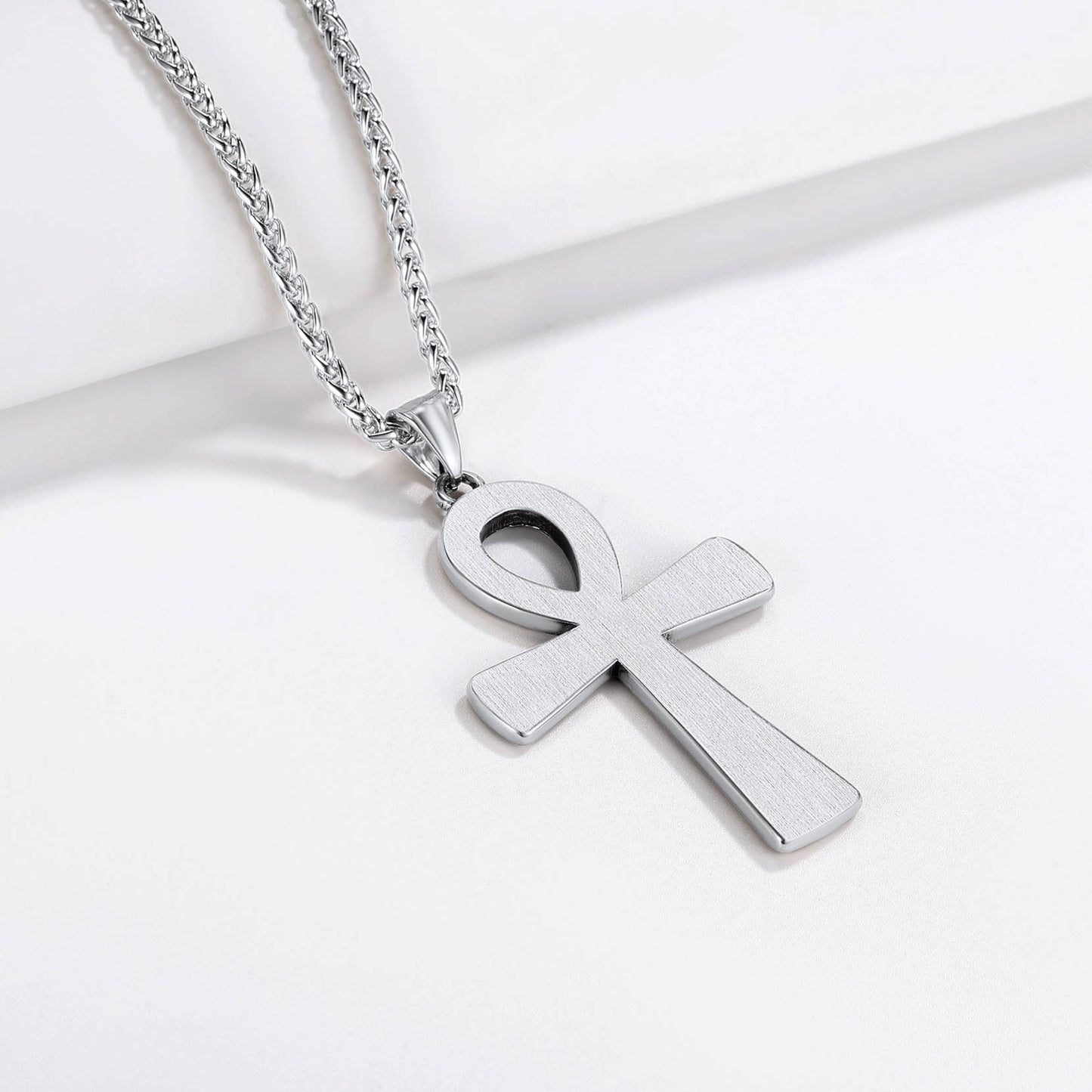 Richsteel Ankh Cross Pendant Necklace