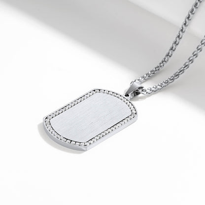 Richsteel Personalized Dog Tags Pendant Necklace