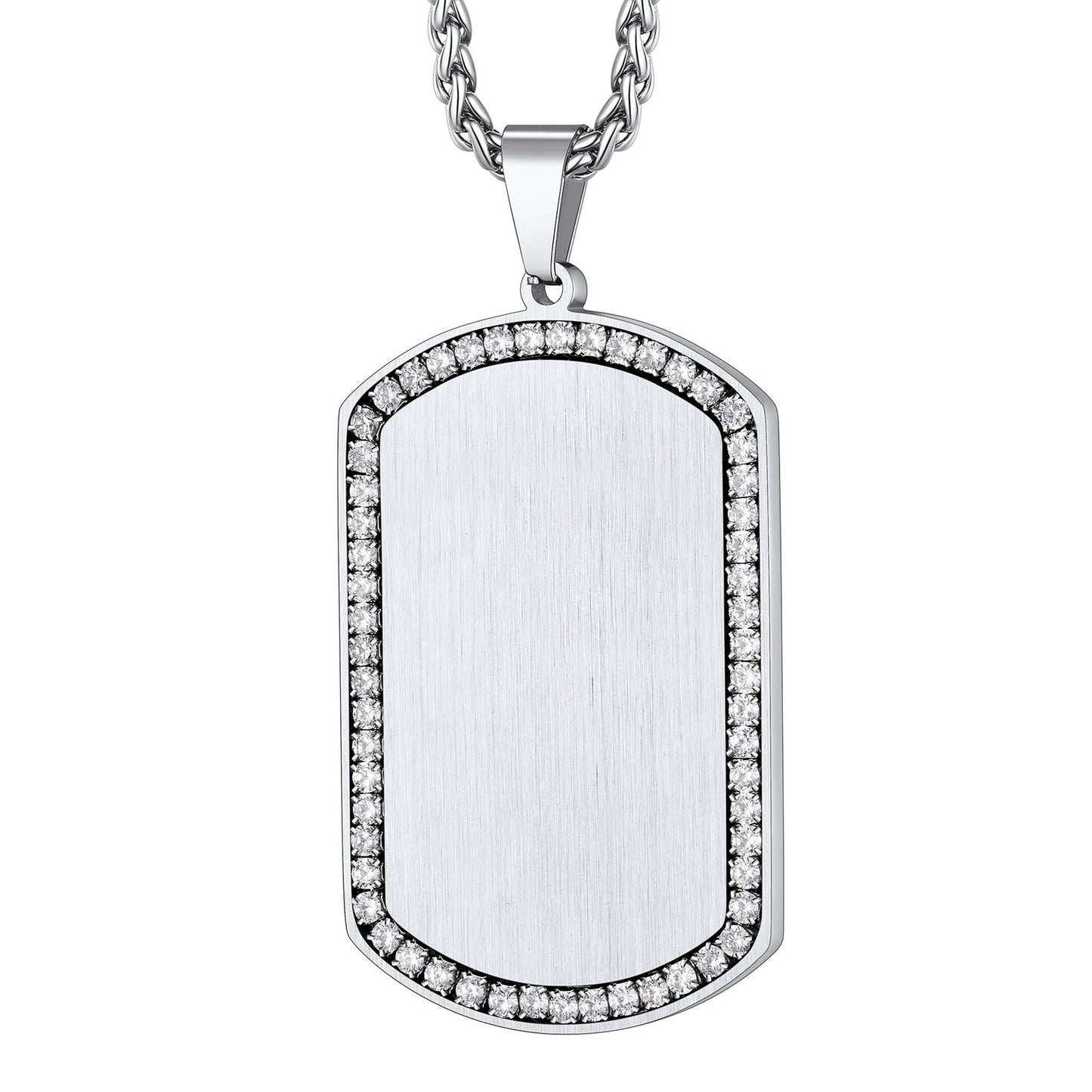 Richsteel Personalized Dog Tags Pendant Necklace