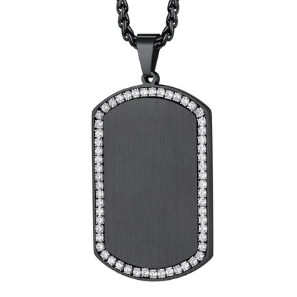 Richsteel Personalized Dog Tags Pendant Necklace