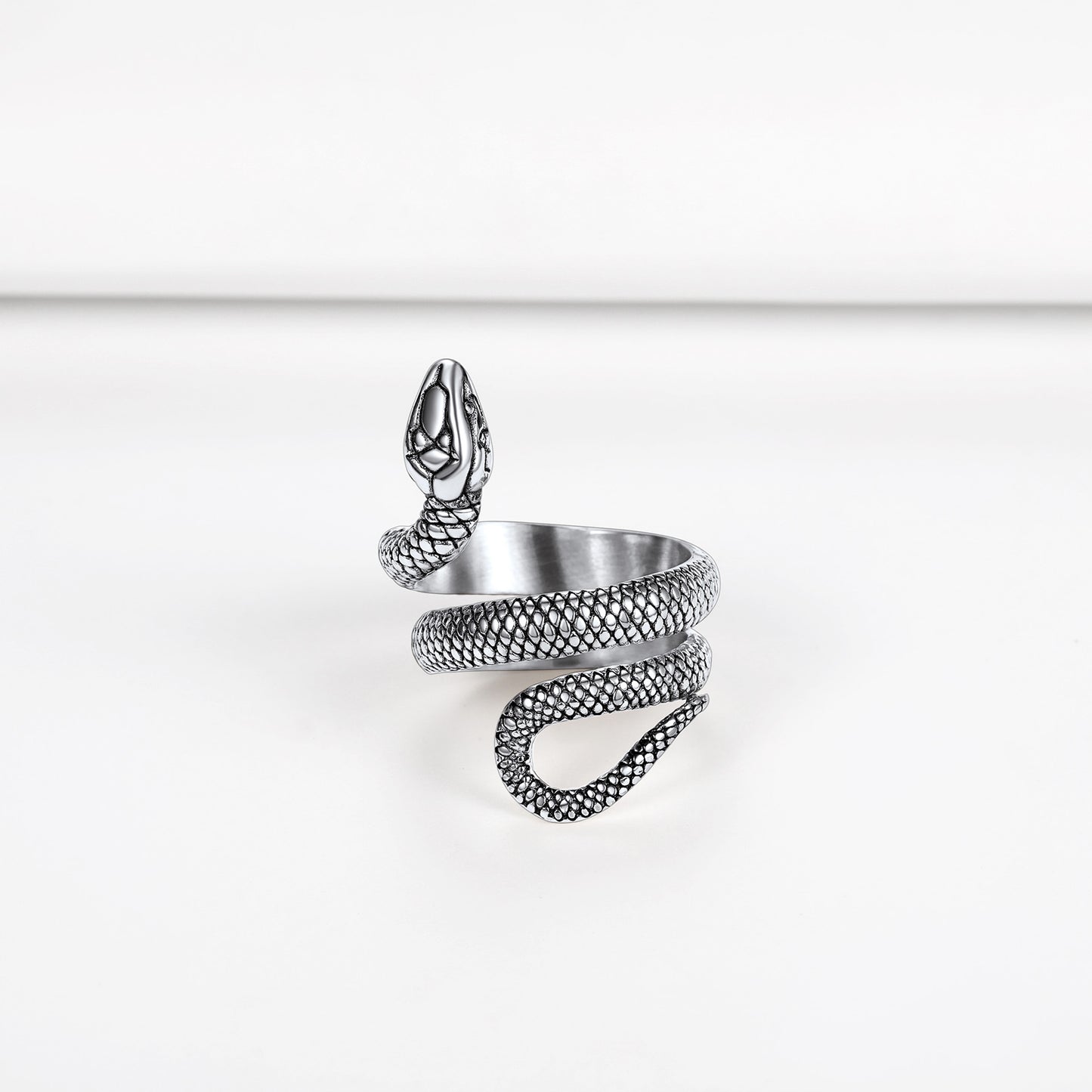 Richsteel Stainless Steel Snake Ring