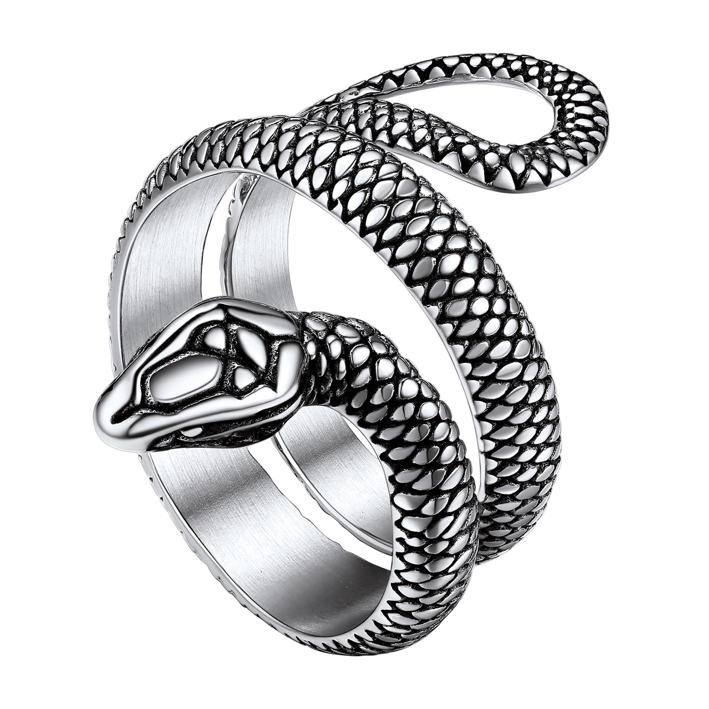 Richsteel Stainless Steel Snake Ring