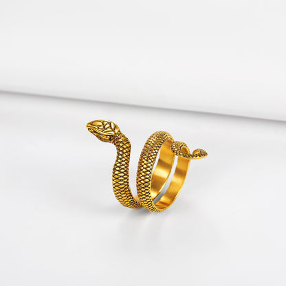 Richsteel Stainless Steel Snake Ring